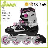 Guangdong Factory Manufacture Metal Chassis Flashing Pink Roller Skates Shoes thumbnail-2