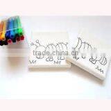 Ink-line Printed Stretched Canvas