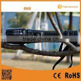 POPPAS 868 Hot Sale Super Bright 5Modes AAA/18650 Battery Rechargeable Mini Zoom LED Light Torch