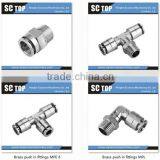 Matel push in fittings pressure Misting Cooling ,Fittings spray fitting matel fitting