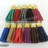 Tassel Fit for Key Chain, Korea Suede, About 33.5*10mm, Mixed Color thumbnail-1