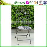 Cheap Novelty New Antique Round Vintage Classical Folding Chair Outdoor Furniture For Patio Backyard J10M TS05 X00 PL08-5856CP1