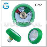 1.25 Inch Stainless Steel Case 5000 Psi Pressure Gauge With Rubber Cover thumbnail-1