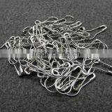 Nickel Safety Pin Pear Shape thumbnail-1