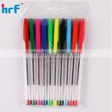 Colorful Disposable Plastic Ball Pen thumbnail-1