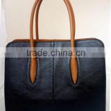2016 designer leather bag new look cow hide hand bag woman portfolios