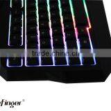 Fashional Rainbow Backlit Wired Keyboard and Mouse Combo Set for Laptop Desktop thumbnail-3