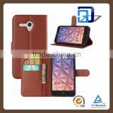 High Quality Litchi Design Credit Card Wallet Stand Flip leather case for Alcatel One Touch Fierce XL 5054N OT50
