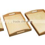 Teaching aids for montessori 3 individual trays