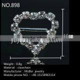 Hot ! Small Rhinestone Ribbon Button For Wedding Invitation-898 thumbnail-2