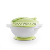 BPA-Free Baby Food Bowl Suction Bowl With Lids thumbnail-3