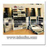 SR036 Xiamen Double Rows Sloping Drawer Stone Tile Display Rack