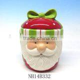 Competitive Price Santa Claus Ceramics Decorative Cookie Jars Manufacturers in China thumbnail-1
