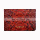 100% Python Snake Business Credit Card Holder Genuine Leather Credit Card Holder