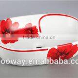 Beautiful Ceramic Classic Bathroom Art Basin thumbnail-1