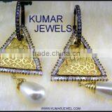 Triangle Hoop Earring thumbnail-1