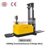 1.2T Electric Pallet Stacker With 2-stage STD.