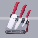 2016 High Quality Cutting Tool Chef Knife Ceramic Kitchen Knife Set With TPR Color Handle thumbnail-2
