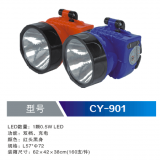 Lead-acid Battery Double Switch Charged LED Headlight CY-901A thumbnail-1