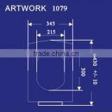 Automatic Portable Glitter Rose Toilet Seat From Fenge Brand thumbnail-2