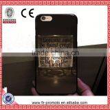 Cartoon Painting TPU+Acrylic Soft Silicone Case Transparent Graffiti Little Man Funny Words for Iphone 6 Plus 5.5''inch Cover thumbnail-1