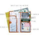 2017 Lastest Long Passport Holder Fold Bag Travel Tickets Storage Bag Wallet New Multi-functional Passport Holder thumbnail-2