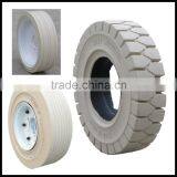 Chinese Top Brand WonRay Forklift Non Marking Pneumatic Solid Rubber Tires 600-9 4.00-8