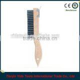 Shoe Wooden Handle Wire Brush thumbnail-1