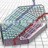 Hexagonal Aluminum Cross-counterflow Heat Exchanger for Air Conditioning System thumbnail-5