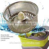 360 Degrees Rotating Head Spin Easy Magic Floor Mop Bucket Set Microfiber Spinning thumbnail-2