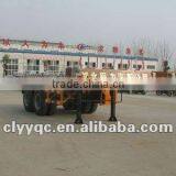 High Quality New China Steel Flat Deck Vehicle Trailers for Sale thumbnail-1