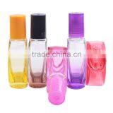 15ml Round Colored Transparent Glass Roll on Bottles, Essential Oil Bottle With Plastic Cap thumbnail-2