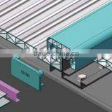 Haining 10mm W Structure U-lock Polycarbonate Sheet 10-year Quality Guarantee thumbnail-2