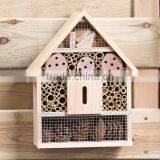 BSCI Factory Nature Wooden Insect House,bee House With Stick,ladybird Hotel,Natura Redcedar Insect Hotel thumbnail-1