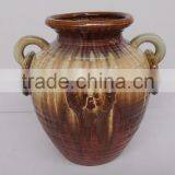 Pottery Urn With Antique Finish thumbnail-3
