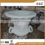 Indoor Wall Mounted Flower Pot Marble Stone thumbnail-1