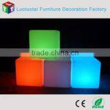 Led Cube Chair Plastic Rotating Led Seatting Cube Chair thumbnail-3