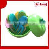 Apple Shaped Lovely Plastic Fruit Fork Set thumbnail-1