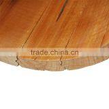 Round Wooden Planter/Wood Barrel Planter thumbnail-5
