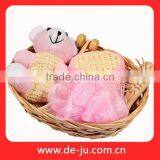 Oval Ratten Basket Eco-Friendly Bath Set thumbnail-1