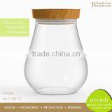 Novelty Design Glass Storage Jars Glass Candy Jar