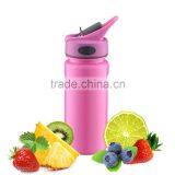 2016 New Productrs BPA FREE Flip Top Double Wall Tritan Water Bottle thumbnail-3