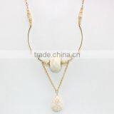 Fashion Turquoise Bar Necklace Gemstone Necklace thumbnail-2