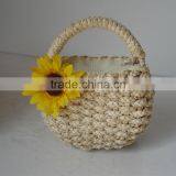 Fashion Design Corn Husk Material ECO-friendly Mini Lady Hand Bag thumbnail-1