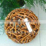 Woven Decorative Wicker Balls thumbnail-4