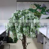 artificial wisteria tree,white wisteria flower tree/small size flower tree