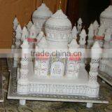 Handcrafted Marble Taj Mahal Replica Handcrafted thumbnail-1