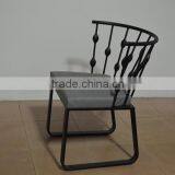 Elegant Outdoor Chair Metal Base thumbnail-5