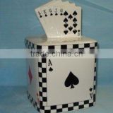 ceramic poker jar