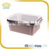 OEM Design Eco-friendly Kitchen Big Bread Empty Fruit Plastic Storage Basket thumbnail-5